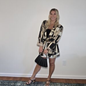The Thrift Edit Episode 1 vintage blazer outfit styled by Forever Face