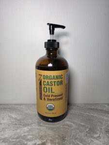 Seven Minerals organic castor oil for scalp health