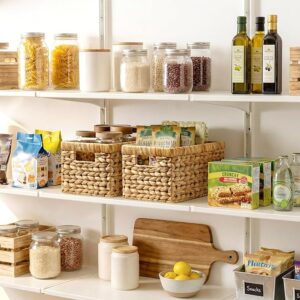 StorageWorks wicker basket boho home storage decor