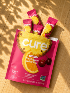 Cure Hydration electrolyte drink mix in Tropical Punch