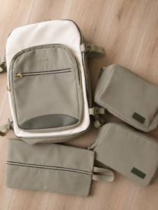 LOVEVOOK 40L travel backpack used as a carry-on personal item