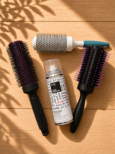 Final ranking of three blowout brushes for fine thinning hair