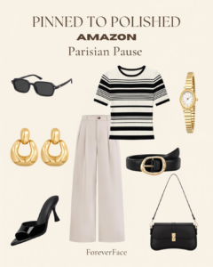 Parisian Pause outfit for women over 40