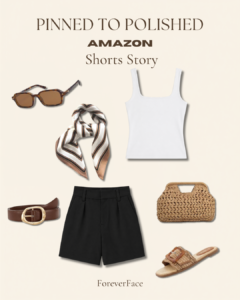 Shorts Story outfit for women over 40