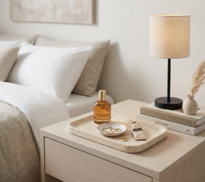 Nightstand tray