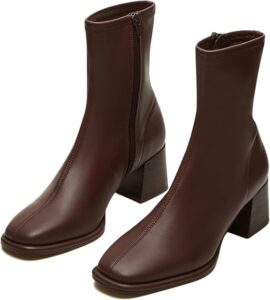 Platform Chelsea ankle boots for women over 40