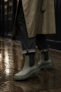 Kitten-heel ankle booties for women over 40