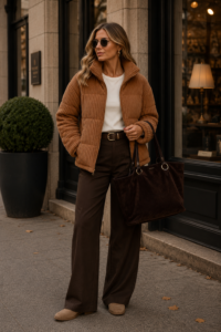 Dokotoo cropped winter puffer jacket